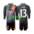 Camisola Real Madrid Andriy Lunin 13 Guarda-redes Criança Equipamento Segundo 2024-2025 Manga Comprida